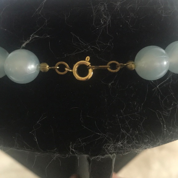 “BLUE BEAD” Vintage Necklace. - Picture 3 of 5